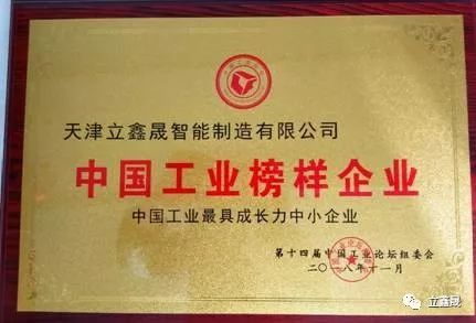 博冠体育登录首页立鑫晟荣膺中国工业榜样企业(图4)